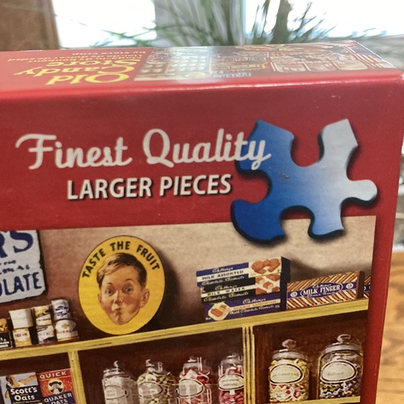 White Mountain Puzzle "Old Candy Store" 1000 Piece Jigsaw Puzzle Larger Pieces. - Picture 4 of 4